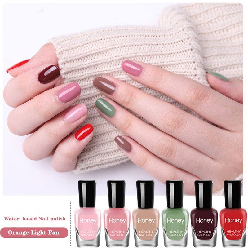Tophany Non Toxic Nail Polish Set, Easy Peel Off and Fast Dry NailPolish Set for Pack, Eco Friendly & Organic Water Based Nail Polish for Women,Teens (18 Bottles) - Image 4